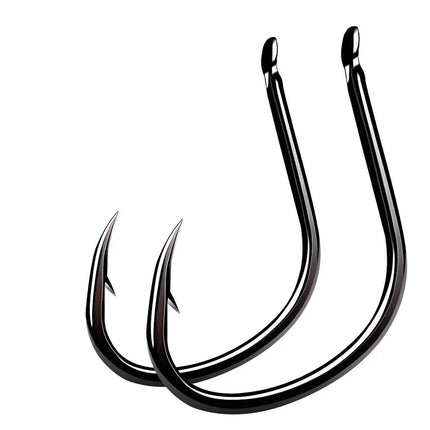 Flatted Fishing Hooks Sea Pike Single Fish Hook High Carbon Steel Assist Jig FishHook Saltwater Fishing Hook Lureswholesale