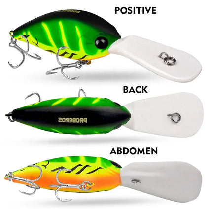 Floating Crankbait for Bass Lure 12.5cm 24.5g Hard Baits Topwater Fishing Lures Crankbait Kit Fishing Tackle Lureswholesale