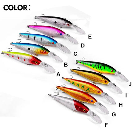 Floating Hard Minnow Lures 11.5cm 10.5g Swimbait Pike Hard Bait for Bass Fishing Lure Isca Pesca Artificial Bait Lureswholesale