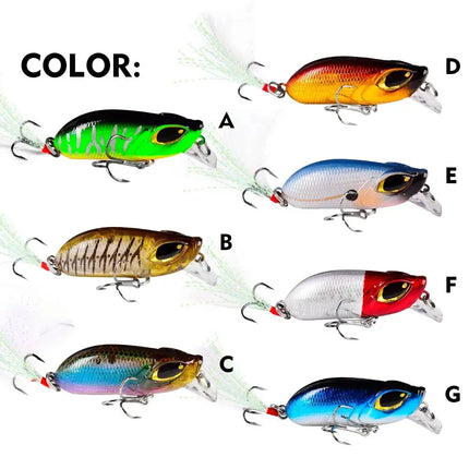 Floating Mini Minnow Fishing Lure 5cm 8g Artificial Bait Hard Plastic Fishing minnow Lures Lureswholesale