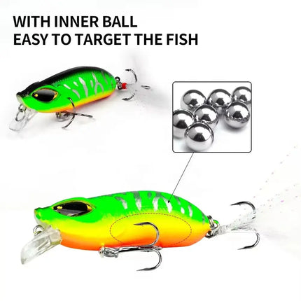 Floating Mini Minnow Fishing Lure Artificial Bait Hard Plastic Fishing minnow Lures Lureswholesale