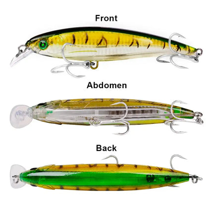 Floating Minnow Fishing Lure 16cm 43g Artificial Wobbers Plastic Hard Crank Bait With Treble Hook Lureswholesale