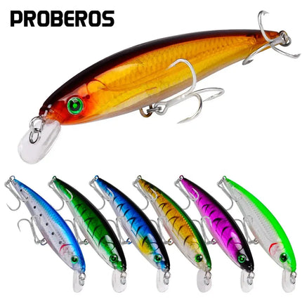 Floating Minnow Fishing Lure 16cm 43g Artificial Wobbers Plastic Hard Crank Bait With Treble Hook Lureswholesale