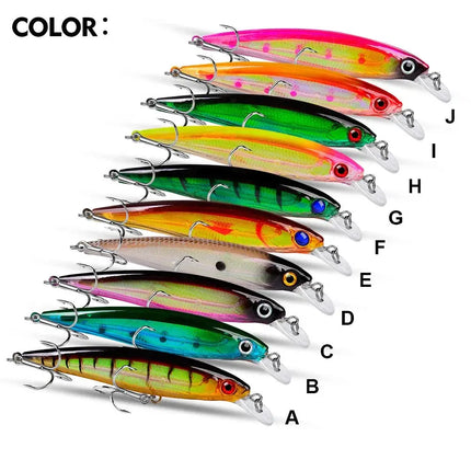 Floating Minnow Fishing Lure 3D Lifelike Eyes Hard Crankbait Casting Wobblers Swimbait Fishing Tackle Lureswholesale