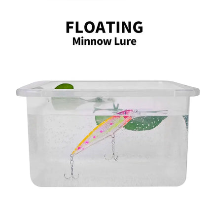 Floating Minnow Fishing Lure 3D Lifelike Eyes Hard Crankbait Casting Wobblers Swimbait Fishing Tackle Lureswholesale