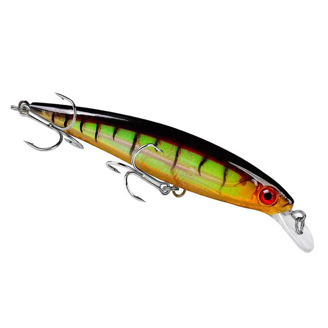 Lureswholesale® Floating Minnow 3D Lifelike Eyes Hard Crankbait - Lureswholesale