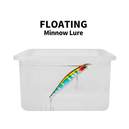 Floating Minnow Lure 3g 11.5g 24.5g Plastic Hard Wobblers Cran Bait Bassbait Fishing Tackle Lureswholesale