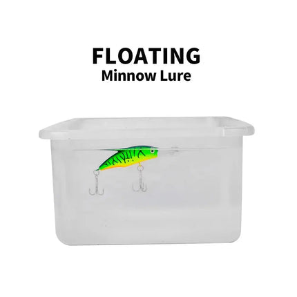 Floating Minnow Lure ABS 10cm 8g Artificial Hard Plastic Jerkbait Sea Fishing Minnow Fishing Lure Bait Lureswholesale