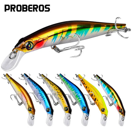 Floating Minnow Lure Plastic Hard Wobblers Cran Bait Bassbait Fishing Tackle Lureswholesale