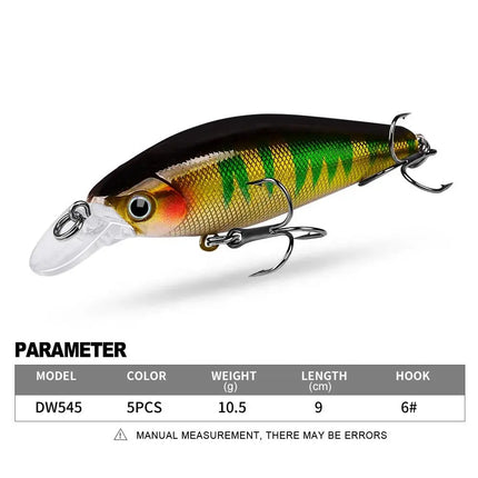 Floating Minnow luya bait 10.5g/9cm plastic bait Hard lure bionic bait Fishing gear wholesale Lureswholesale