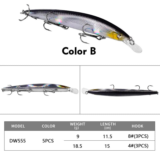 Floating Minoluya bait 9g/18.5g plastic lure Hard bait bionic bait Fishing gear supplies wholesale Lureswholesale