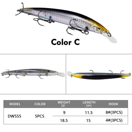 Floating Minoluya bait 9g/18.5g plastic lure Hard bait bionic bait Fishing gear supplies wholesale Lureswholesale