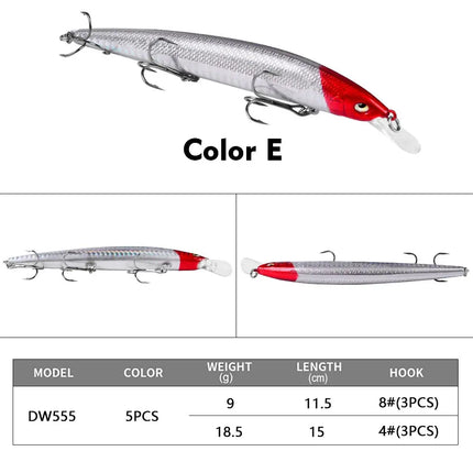 Floating Minoluya bait 9g/18.5g plastic lure Hard bait bionic bait Fishing gear supplies wholesale Lureswholesale