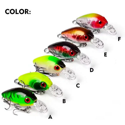 Floating Wobblers Mini Crankbait Fishing Lures Crankbaits Crank Lure Plastic Hard Bionic Lifelike Perch Lureswholesale