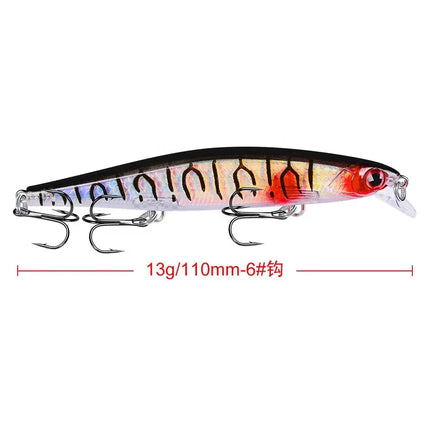 Full swimming layer Luya bait 11cm/13g Luya lure VIB Bionic bait plastic hard bait DW1210 Lureswholesale