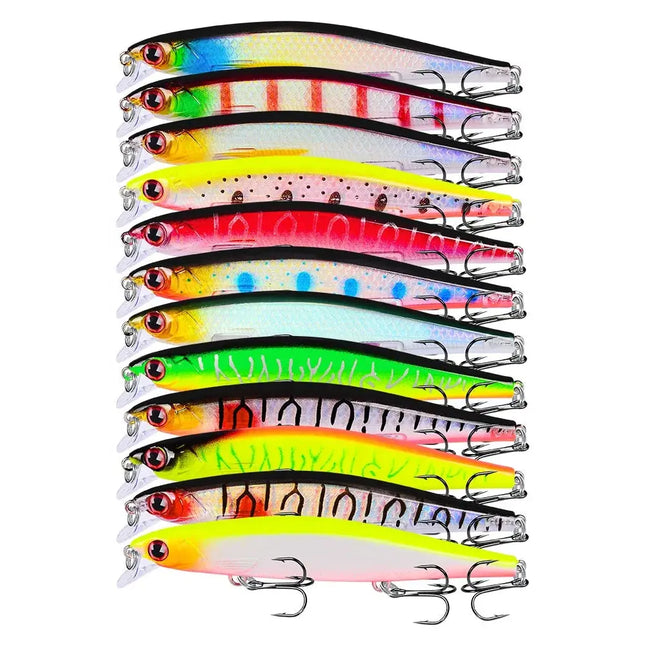 Full swimming layer Luya bait 11cm/13g Luya lure VIB Bionic bait plastic hard bait DW1210 Lureswholesale