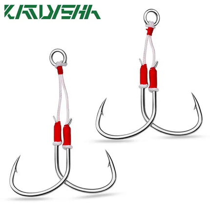 Good quality Carbon steel fishing hook hook thick power horse PE line binding fishing hooks Lureswholesale