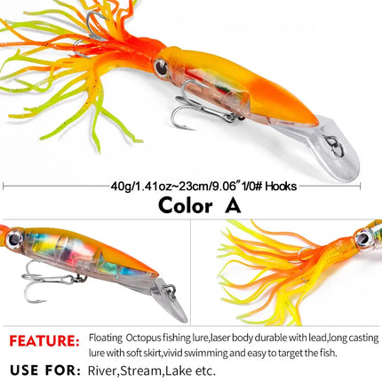 Lureswholesale® Squid Fishing Hooks Squid Jig Lure - Lureswholesale