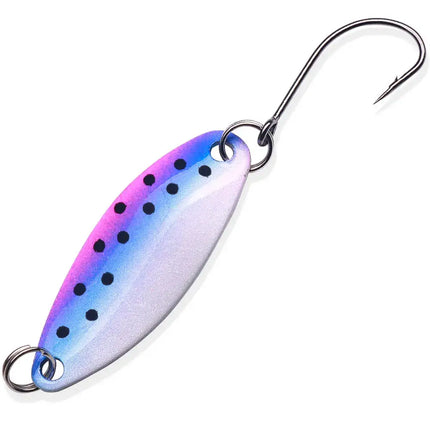 Lureswholesale® 3.6CM-2.5G Trout Fishing spoon Lure With Single Hook - Lureswholesale