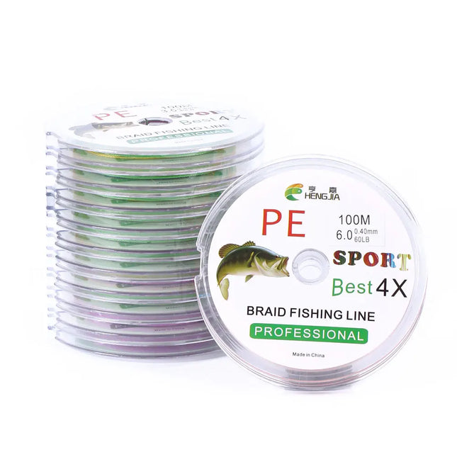 Lureswholesale® HIgh Quality 4 horse gray 100M Nylon Fishing Line - Lureswholesale