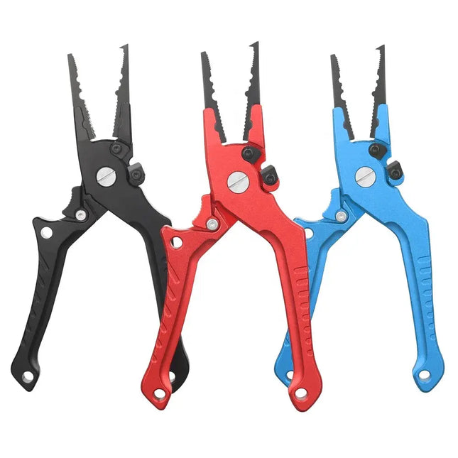 Lureswholesale® Aluminum Fishing Accessories Control Tool Pliers & Fish Gear Gripper Set - Lureswholesale