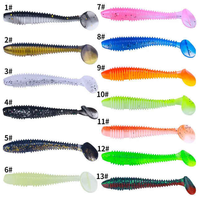 Lureswholesale® T tail soft plastic fishing lure - Lureswholesale