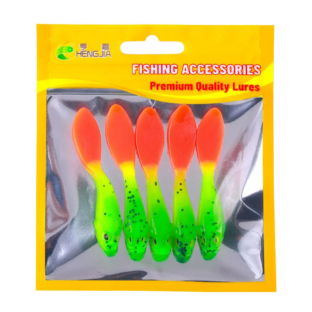 Lureswholesale® 7cm 2.2g 5pcs a bag Casting Pesca Bait swim soft fishing lures - Lureswholesale