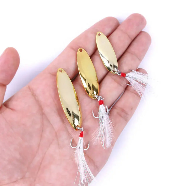 Lureswholesale® Metal spoon artificial hard bait - Lureswholesale