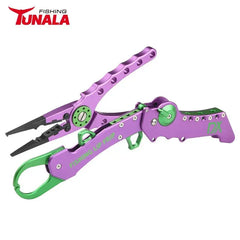 Lureswholesale® Aluminum alloy Purple and green The material 2pcs fishing tools set - Lureswholesale