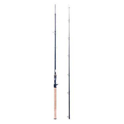 Lureswholesale® 2.1m 2 Section Carbon baitcasting Grip Saltwater fishing rod - Lureswholesale