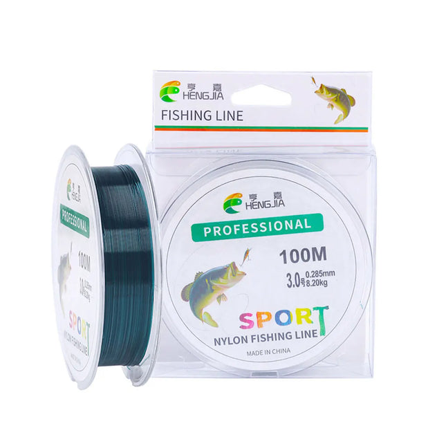 Lureswholesale® Nylon Fishing 100m Super Strong Green Color Line - Lureswholesale