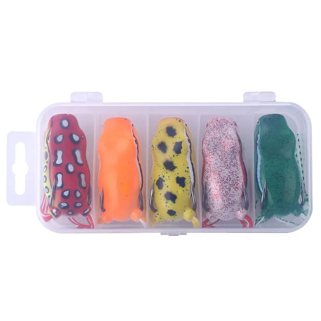 Lureswholesale® 5pcs a box 55mm 12g Frog Fishing Lure Set - Lureswholesale