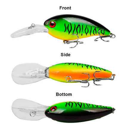 Hard Crankbaits 10cm 14.5g Topwater Plastic Fishing Lure for Bass and Pike Artificial Bait Saltwater Lureswholesale