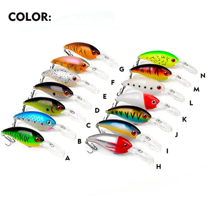 Hard Crankbaits 10cm 14.5g Topwater Plastic Fishing Lure for Bass and Pike Artificial Bait Saltwater Lureswholesale