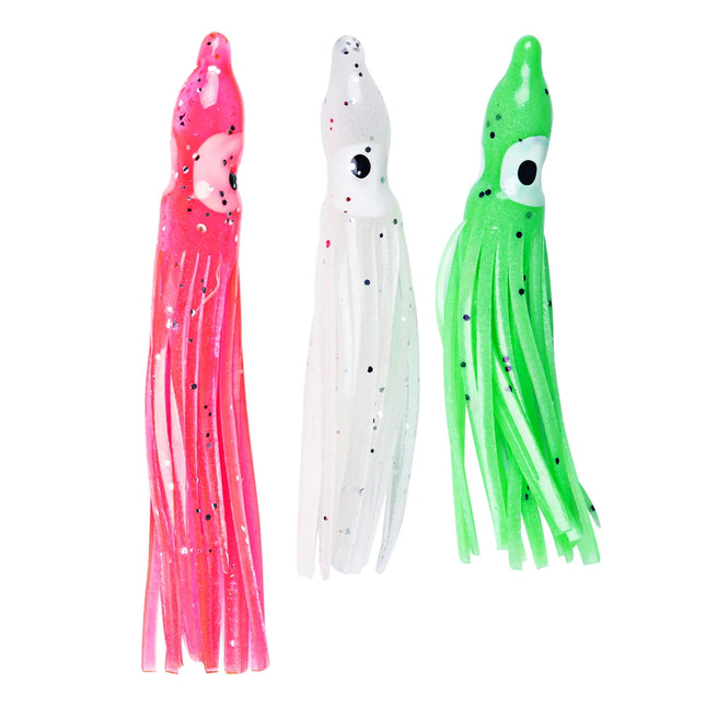 Lureswholesale® Octopus Squid Skirt Saltwater Soft Fishing Lures - Lureswholesale