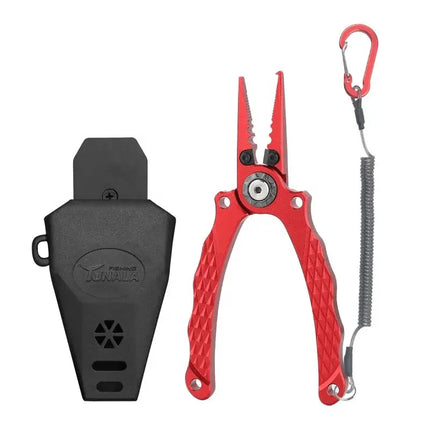 Lureswholesale® Tunala Aluminum Alloy Fishing Pliers Set Tackle Set, Hook Remover Tuner, Fish Gripper Tool - Lureswholesale