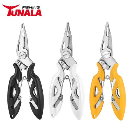 Lureswholesale® TUNALA Stainless Steel Fishing Pliers Customized Colors Multifunctional Lure Clamp Saltwater Pliers - Lureswholesale