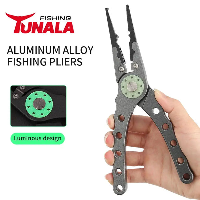 Lureswholesale® Luminous Aluminum Fishing Pliers Line Cutters - Lureswholesale