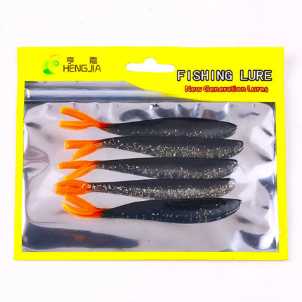 Lureswholesale® High Stretch 105mm Fork Tailed Maggots Bait - Lureswholesale