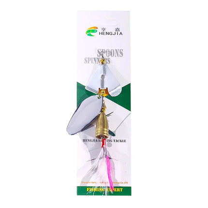 Lureswholesale® Spinner Fishing Bait High Quality Feather Hook - Lureswholesale