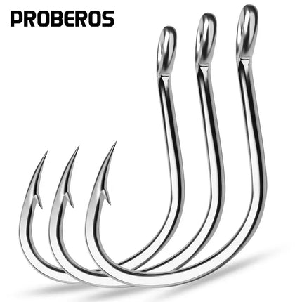 High Carbon Steel Jigging Hook Saltwater Barbed Single Circle Carp Hooks Slow Jig Bait Assistant Hook Fishing Accessories Lureswholesale