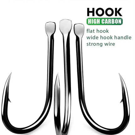 High Carbon Steel Single Hook Saltwater Pike Fish Jig Assist Hooks for Slow Pitch Jigs for Fishing Lureswholesale