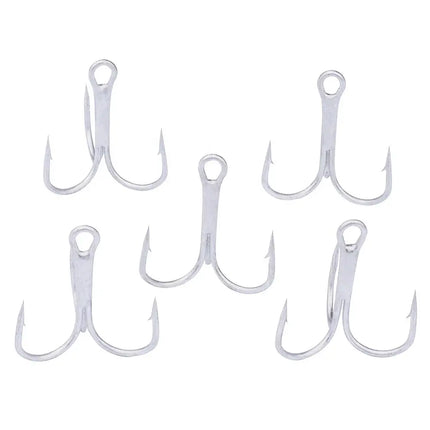 High Carbon Steel Treble Hook 35647 Sea Fishing Hook Round Bent Triple Fishhook Fishing Accessories 50pcs/bag Lureswholesale