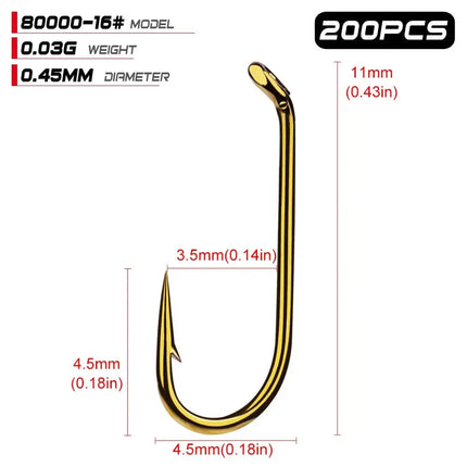 High carbon steel sea fishing hook fly fishing hook with barb loop single hook Lureswholesale