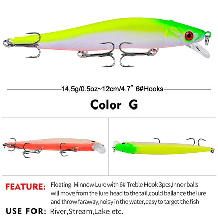 Jerk Baits for Bass Fishing Minnow Lures Jerk Bait for Freshwater/Saltwater Fishing Lures Lureswholesale