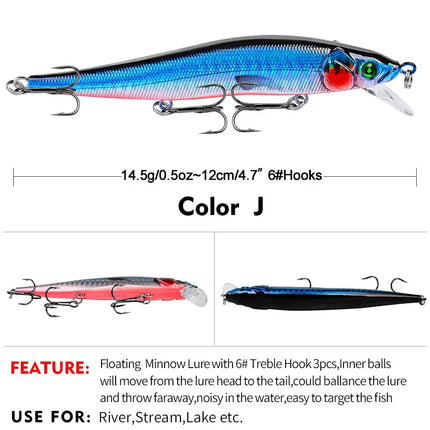 Jerk Baits for Bass Fishing Minnow Lures Jerk Bait for Freshwater/Saltwater Fishing Lures Lureswholesale