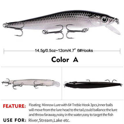 Jerk Baits for Bass Fishing Minnow Lures Jerk Bait for Freshwater/Saltwater Fishing Lures Lureswholesale