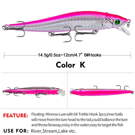 Jerk Baits for Bass Fishing Minnow Lures Jerk Bait for Freshwater/Saltwater Fishing Lures Lureswholesale