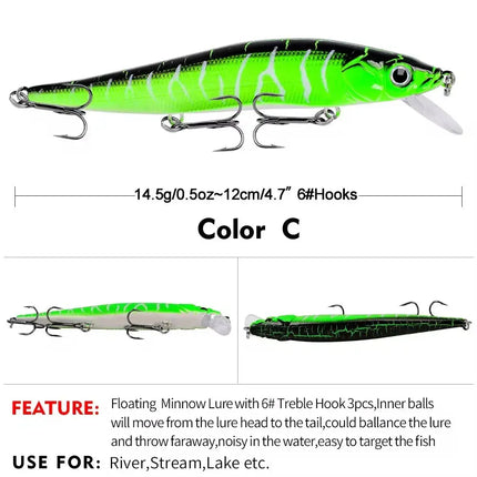 Jerk Baits for Bass Fishing Minnow Lures Jerk Bait for Freshwater/Saltwater Fishing Lures Lureswholesale