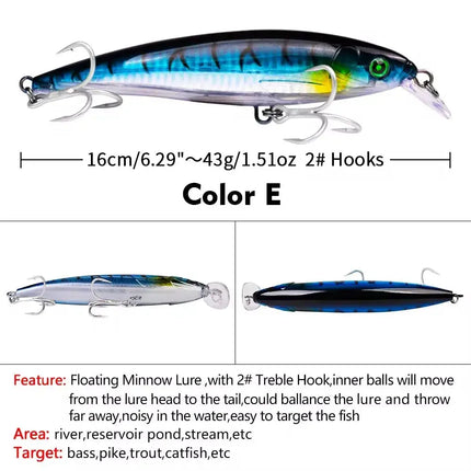 Jerkbait Fishing Lures, Minnow Lures Jerk Bait for Freshwater/Saltwater Fishing Lures Lureswholesale